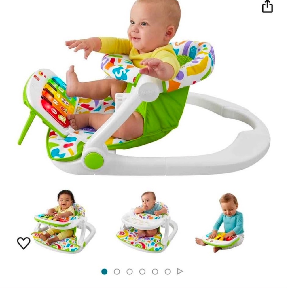Fisher Price Kick and Play Piano Sit Me Up and Caterpillar Sit Me Up